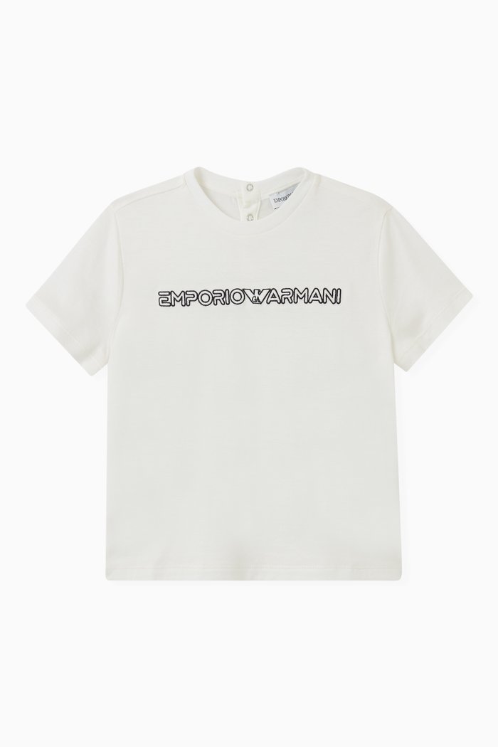 

Logo Embroidered T-shirt in Lyocell, White