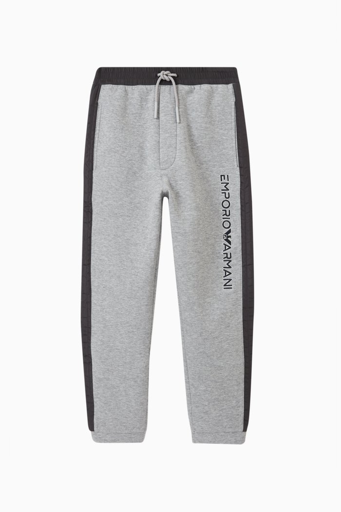 

Logo Embroidered Sweatpants in Cotton-blend, Grey