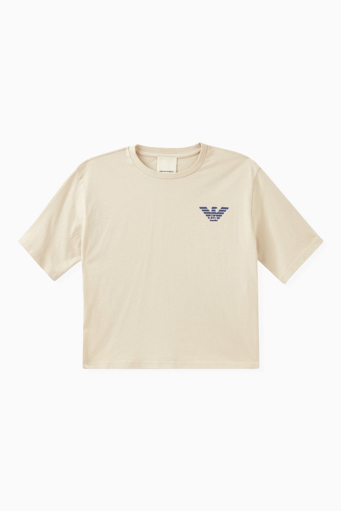 

Logo T-shirt in Cotton, Neutral