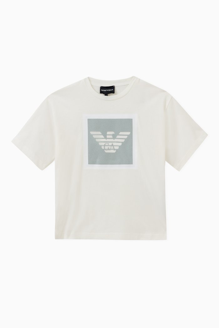 

EA Logo T-shirt in Cotton, Green