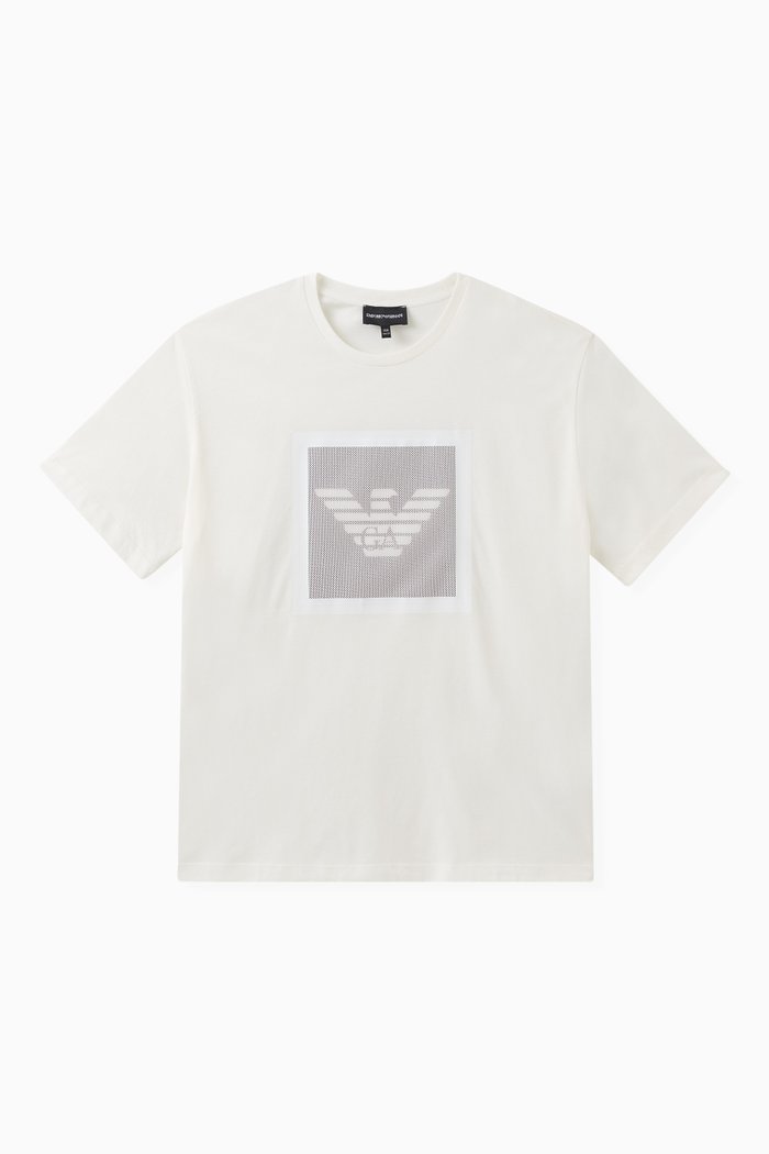 

EA Logo T-shirt in Cotton, Red