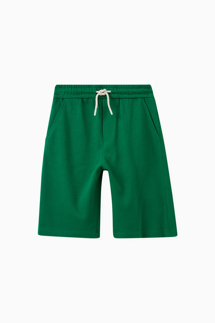 

Explorer Logo Shorts in Cotton, Green