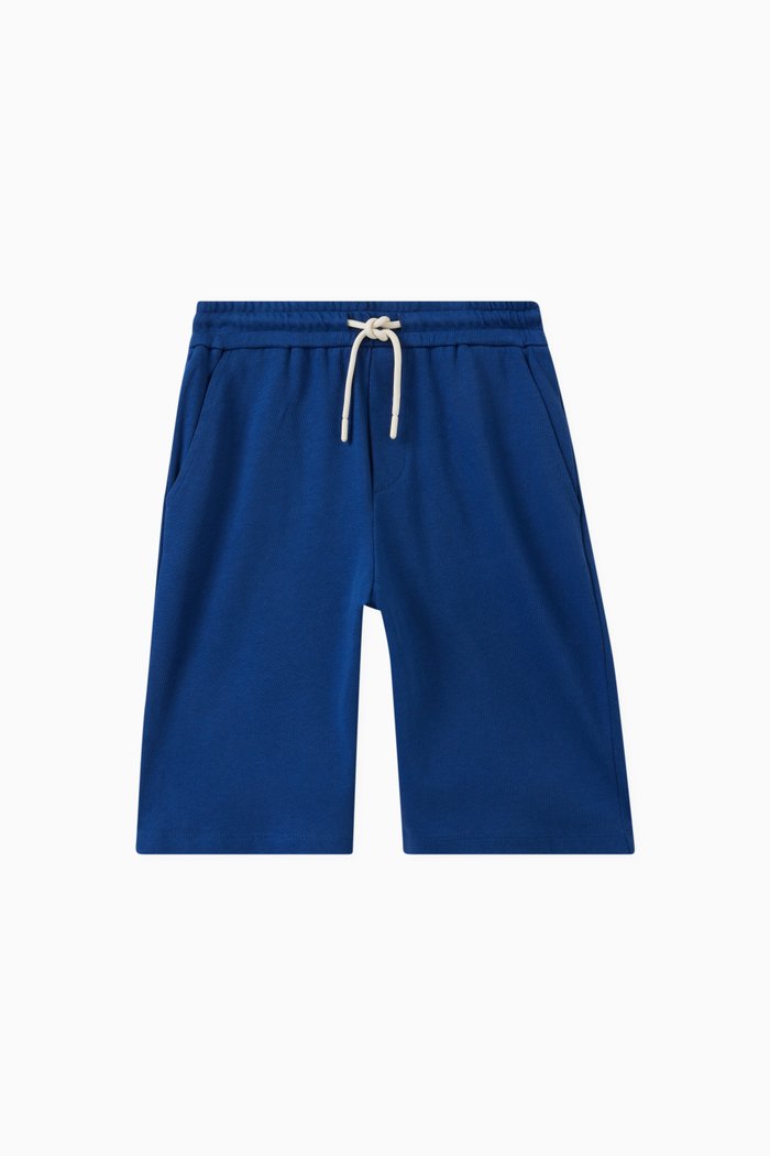 

Explorer Logo Shorts in Cotton, Blue