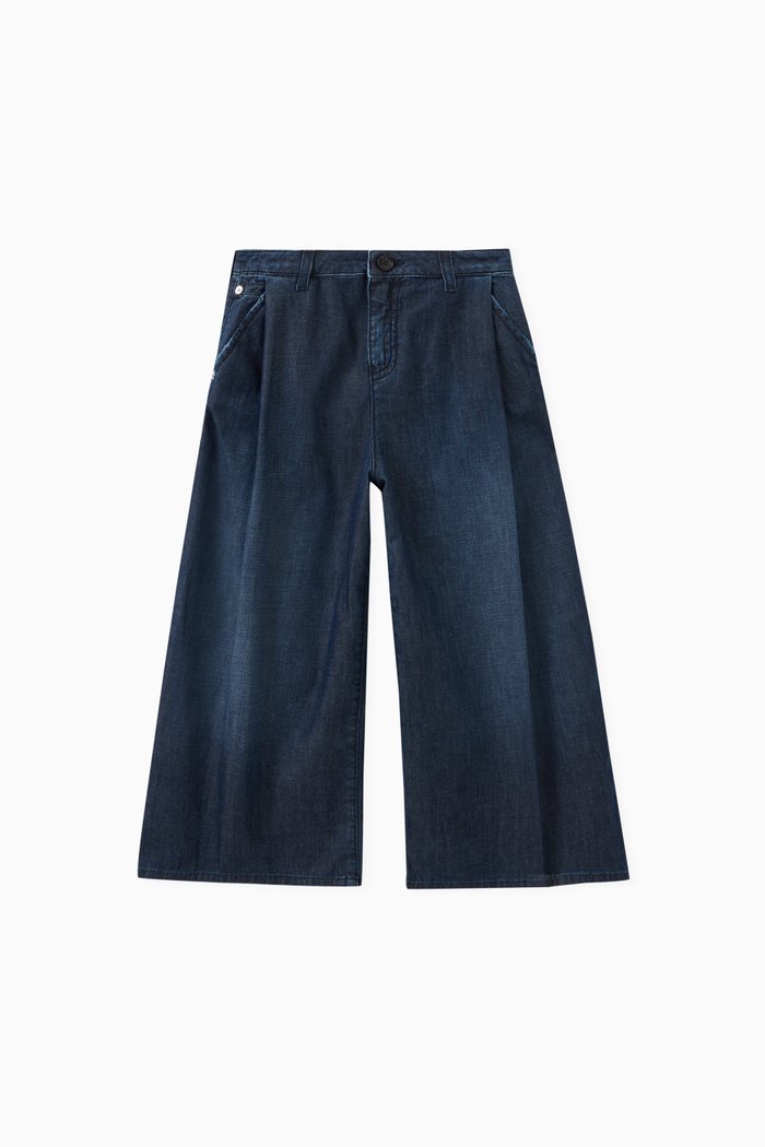

Wide-leg Jeans in Denom, Blue
