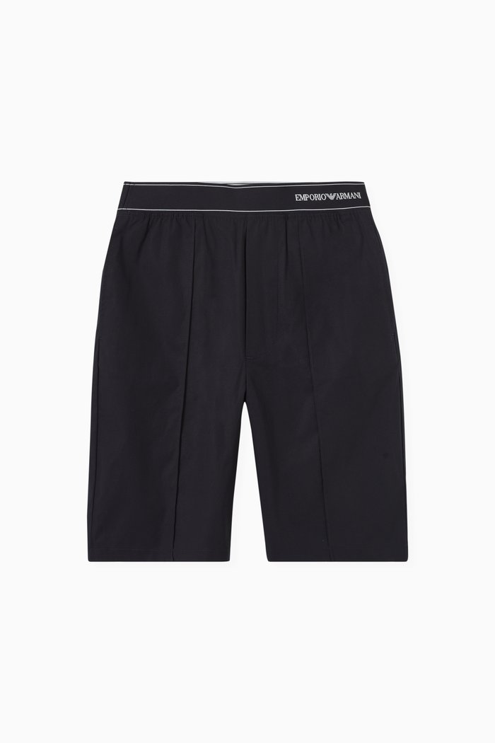 

Logo Shorts in Cotton, Blue