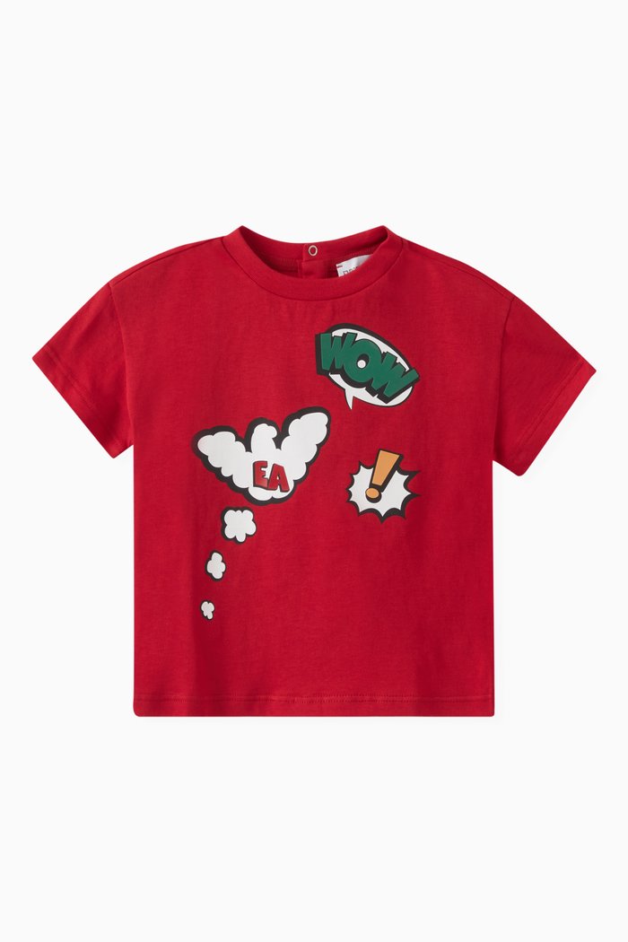 

Wow EA Logo T-shirt in Cotton, Red