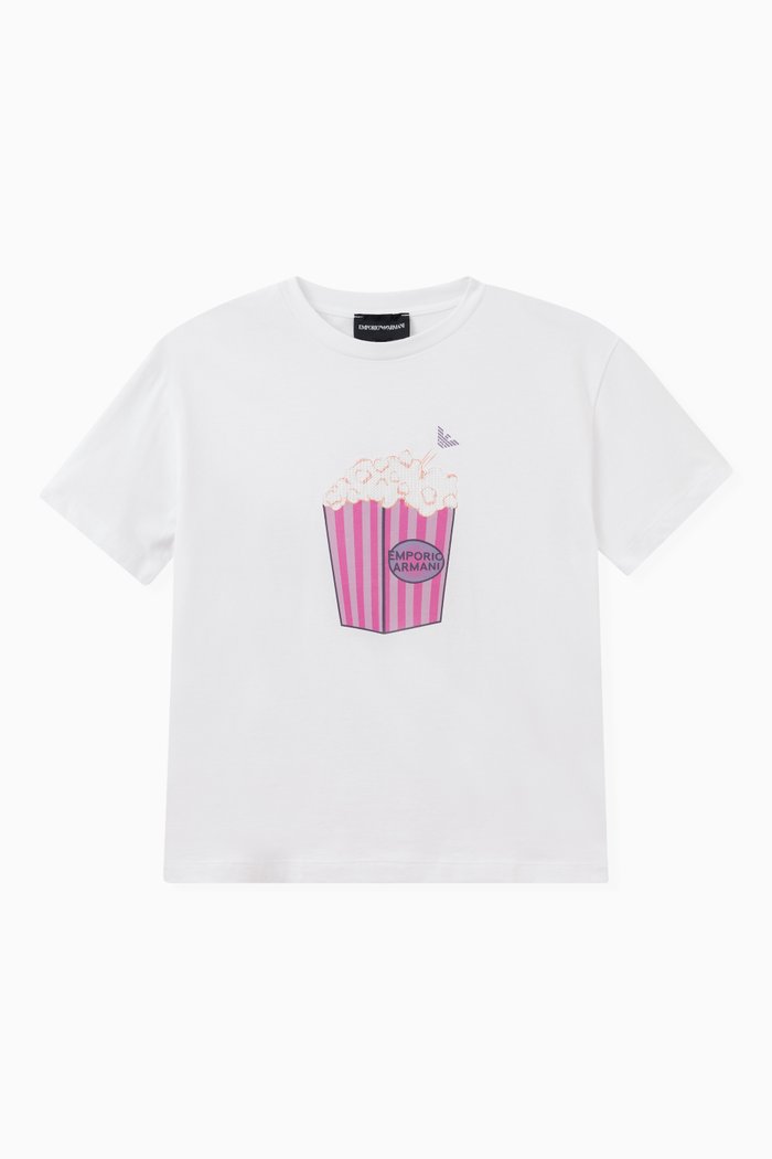 

Graphic Logo T-shirt in Cotton, White