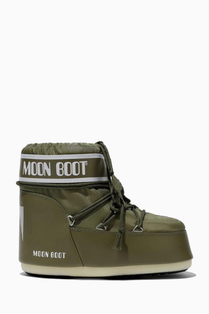 

Icon Low Boots in Nylon, Green