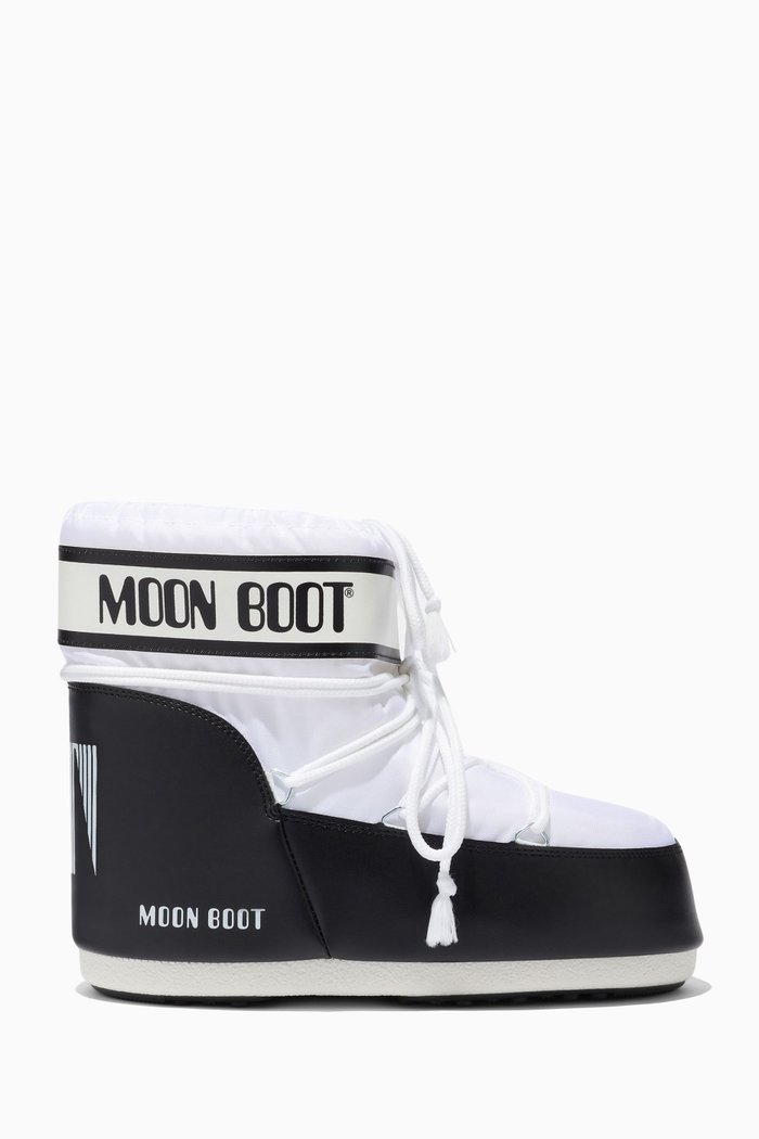 

Icon Low Boots in Nylon, White