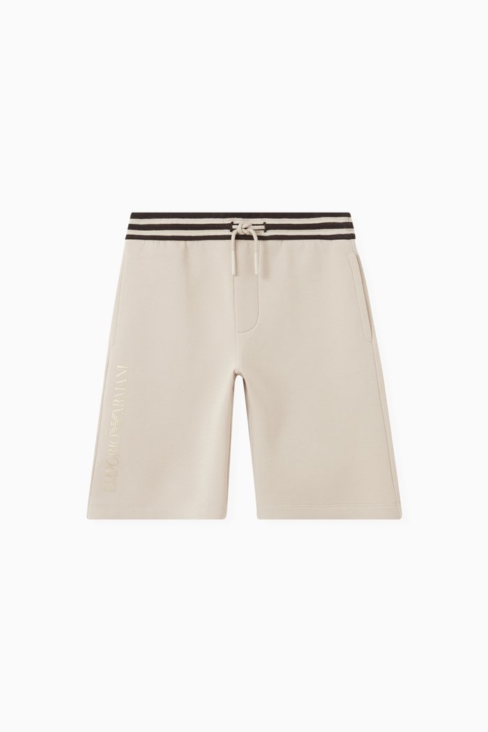 

Logo-printed Shorts in Cotton-blend, Neutral