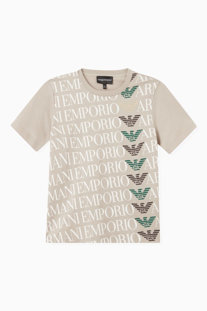 

Logo T-shirt in Cotton, Neutral