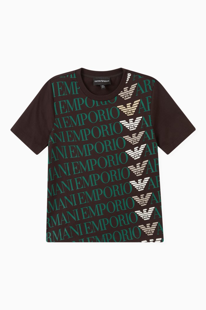 

Logo T-shirt in Cotton, Grey