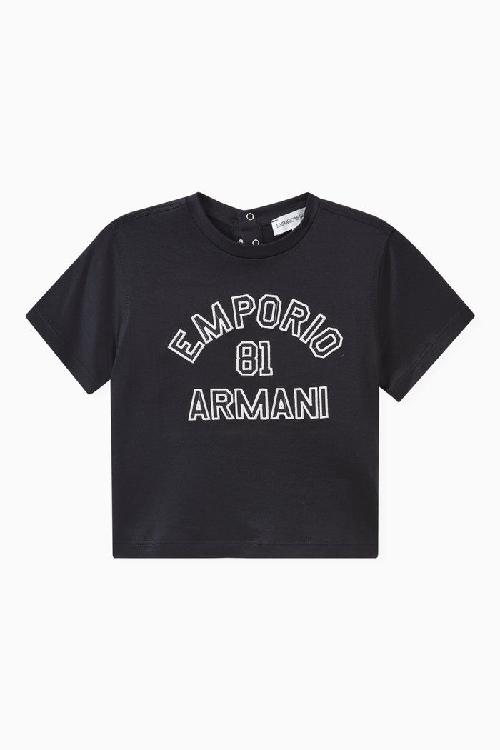 

Logo T-shirt in Cotton Jersey, Blue