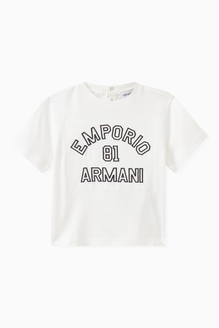

Logo T-shirt in Cotton Jersey, White