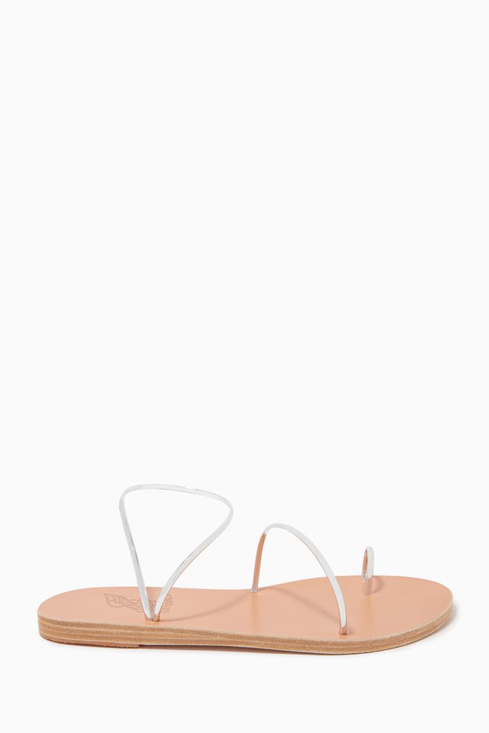 

Chora Sandals in Leather, Silver