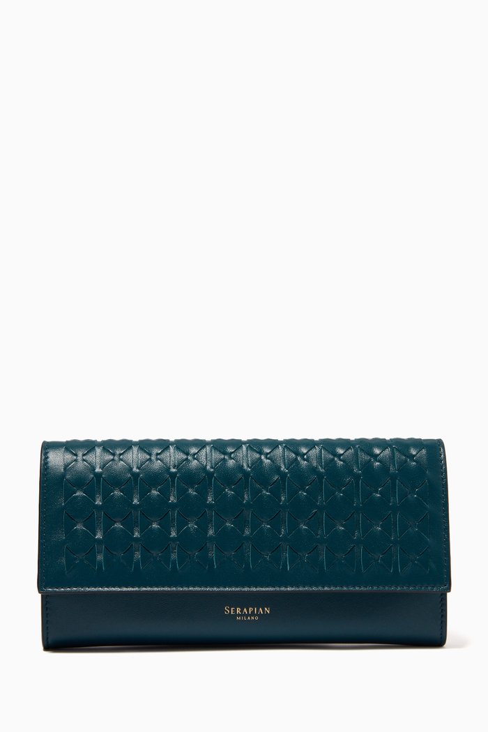 

Continental Wallet in Mosaico, Blue