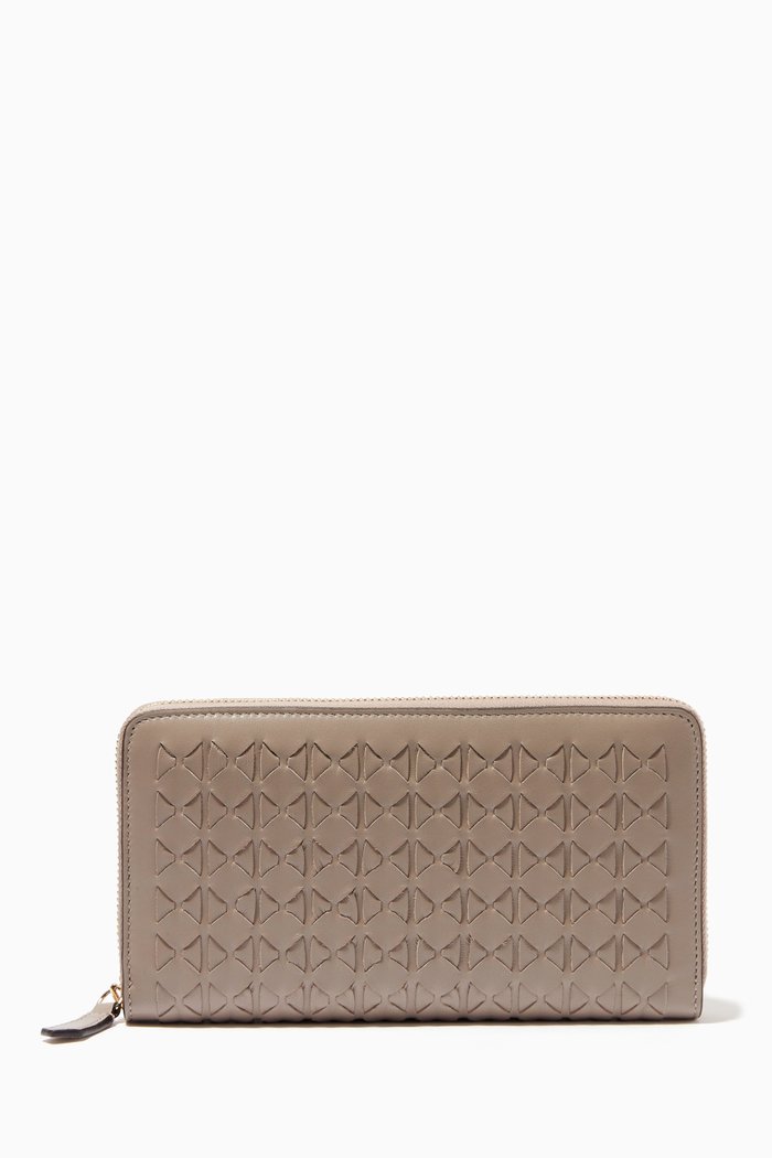 

Zipped wallet in Mosaico Sahara, Neutral