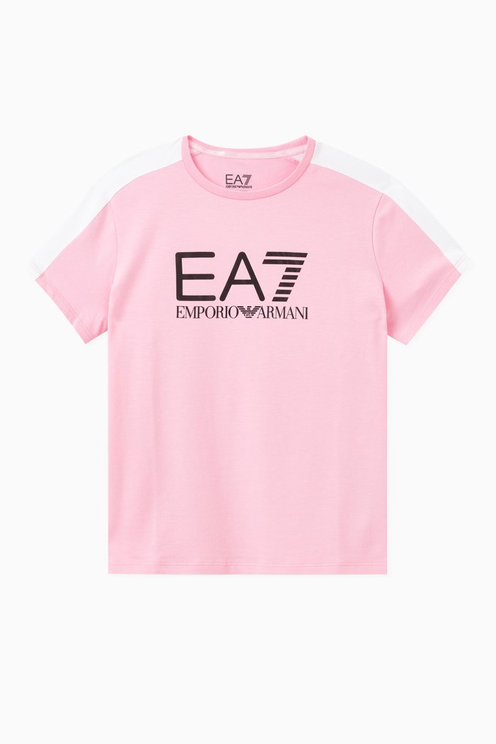 

Logo T-shirt in Cotton, Pink