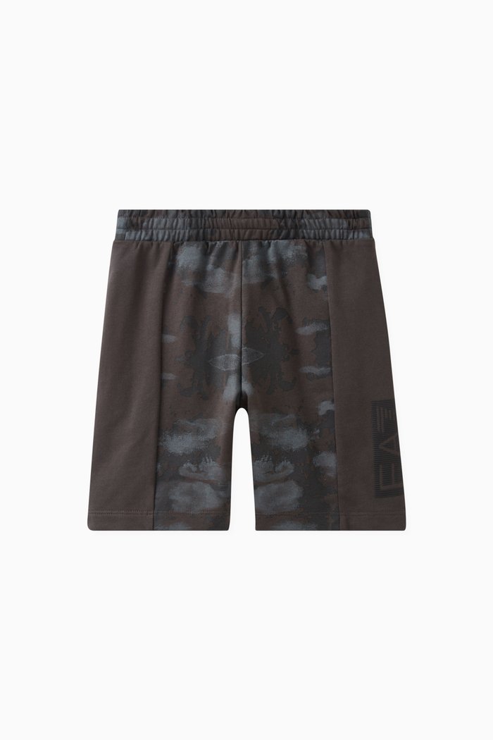 

EA7 Train Visibility Shorts in Cotton, Grey