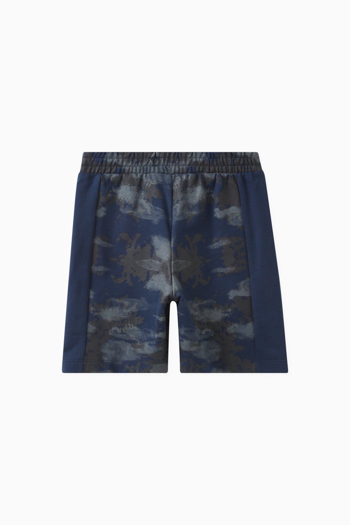

EA7 Train Visibility Shorts in Cotton, Blue