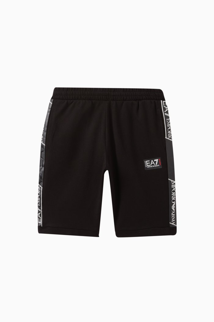 

Logo Sweatshorts in Cotton, Black