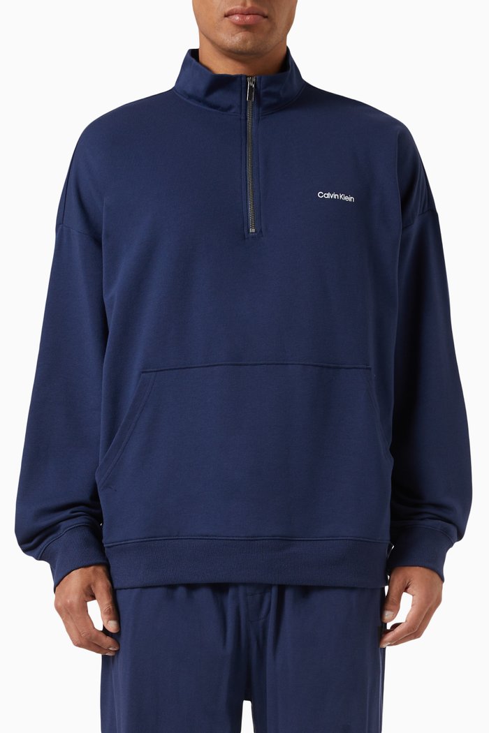 

Lounge Sweatshirt in Modern Cotton, Blue