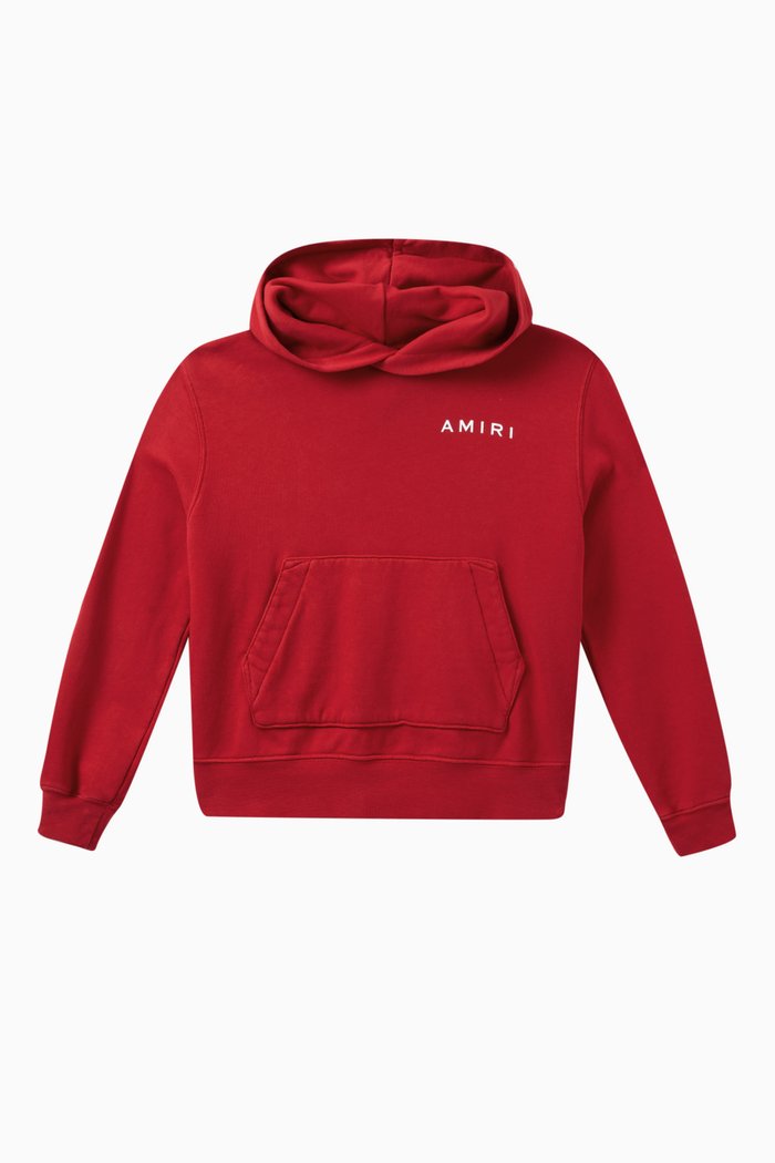 

Logo Graphic Hoodie in Cotton, Red