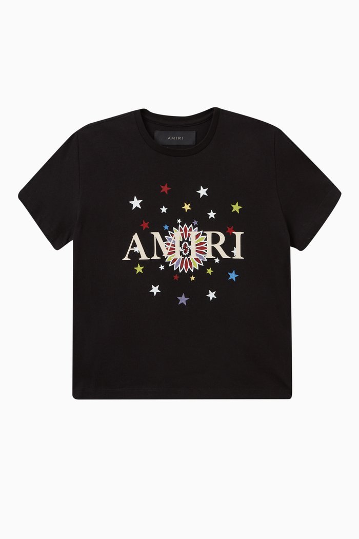 

Stars Logo T-shirt in Cotton, Black