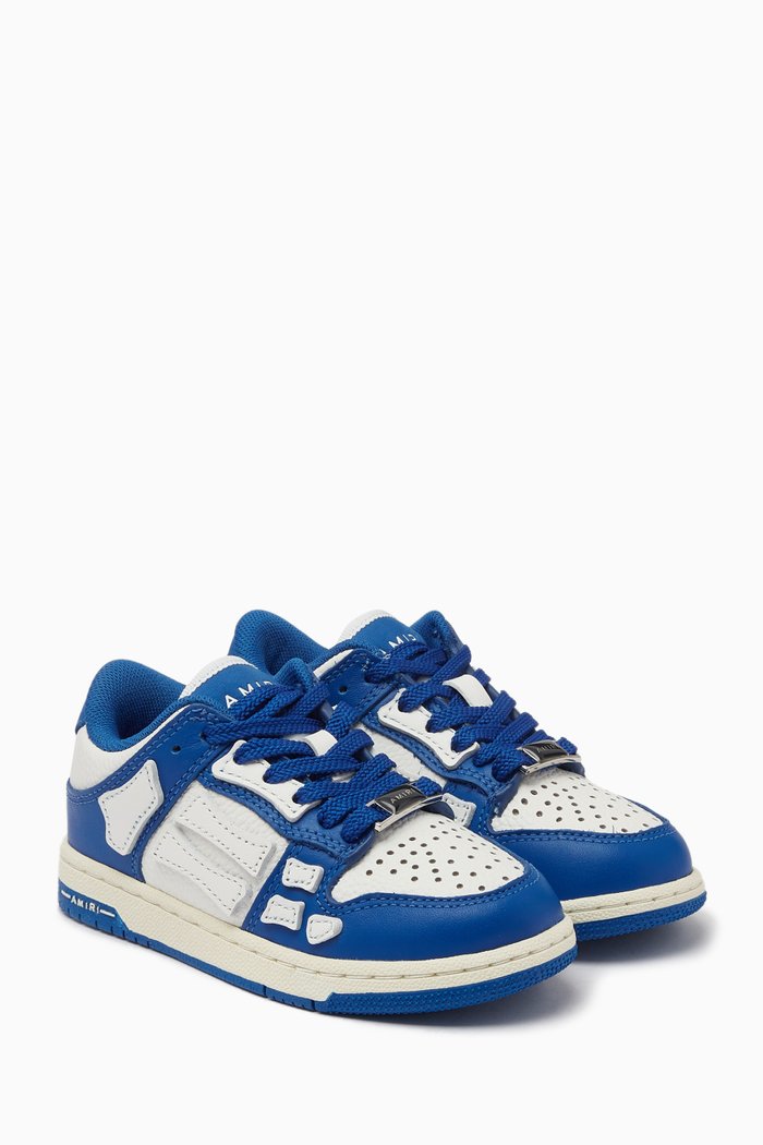

Skel Low Top Sneakers in Leather, Multicolour