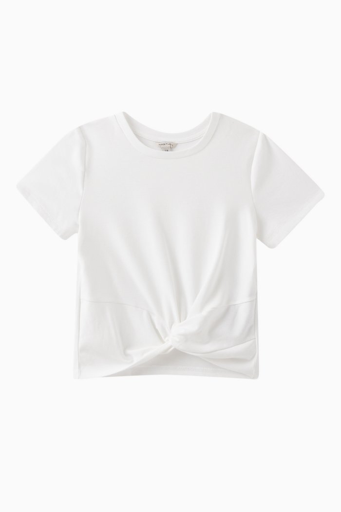 

Sleeveless Tiered Top in Rayon, White