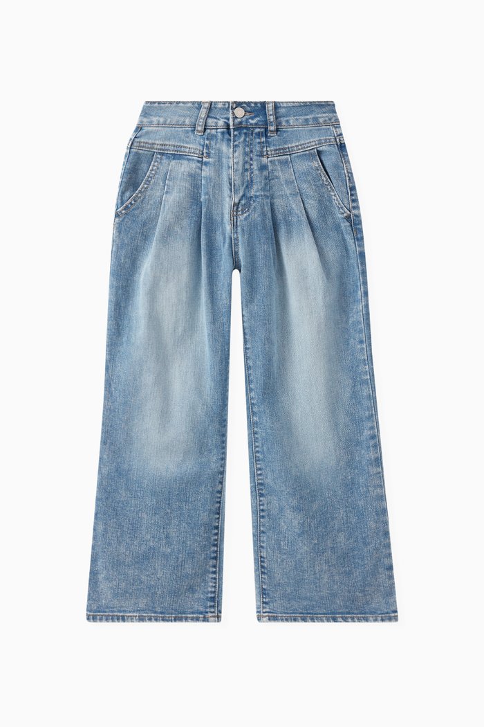 

Wide Leg Jeans in Denim, Blue