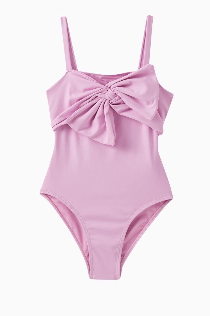 

Beach Hut One-piece Swimsuit in Technical Fabric, Pink