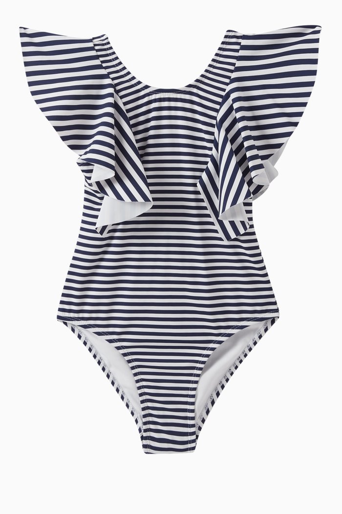 

Malibu One-piece Swimsuit in Technical Fabric, Blue