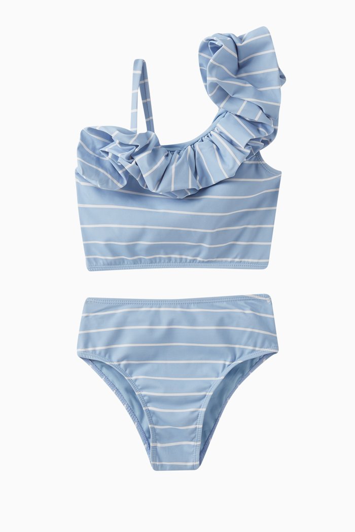

Palm Springs Bikini Set in Technical Fabric, Blue