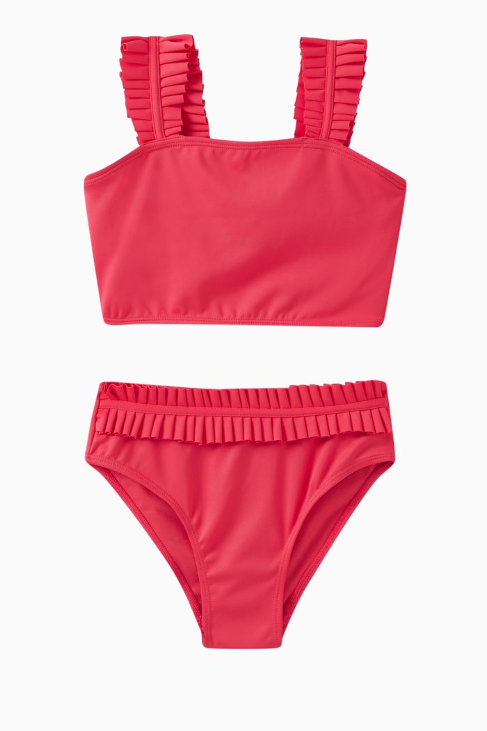 Fantasy Bikini Set in Technical Fabric, Pink