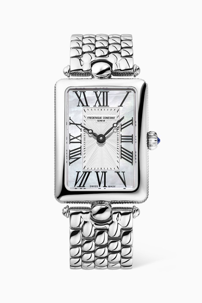 

Classics Art Décó Carrée Quartz Stainless Steel Watch, 28mm, Multicolour