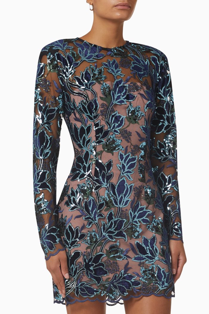 

Kylie Mini Dress in Sequin, Multicolour