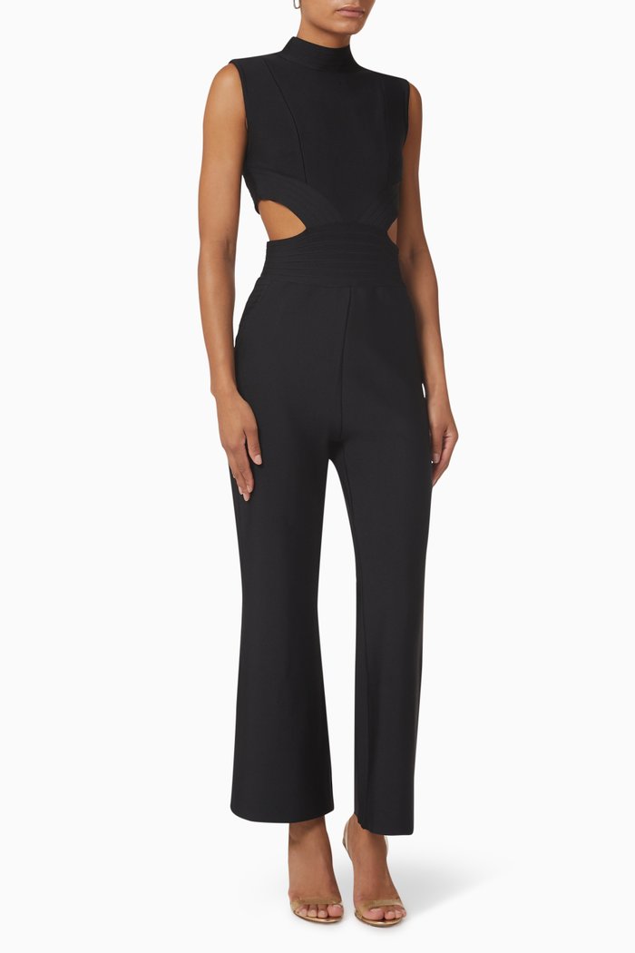 

Iambley Cut-out Jumpsuit, Black