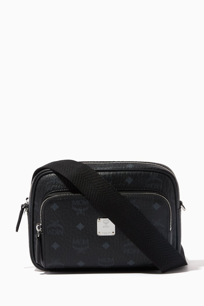 

Small Klassik Crossbody in Visetos, Black