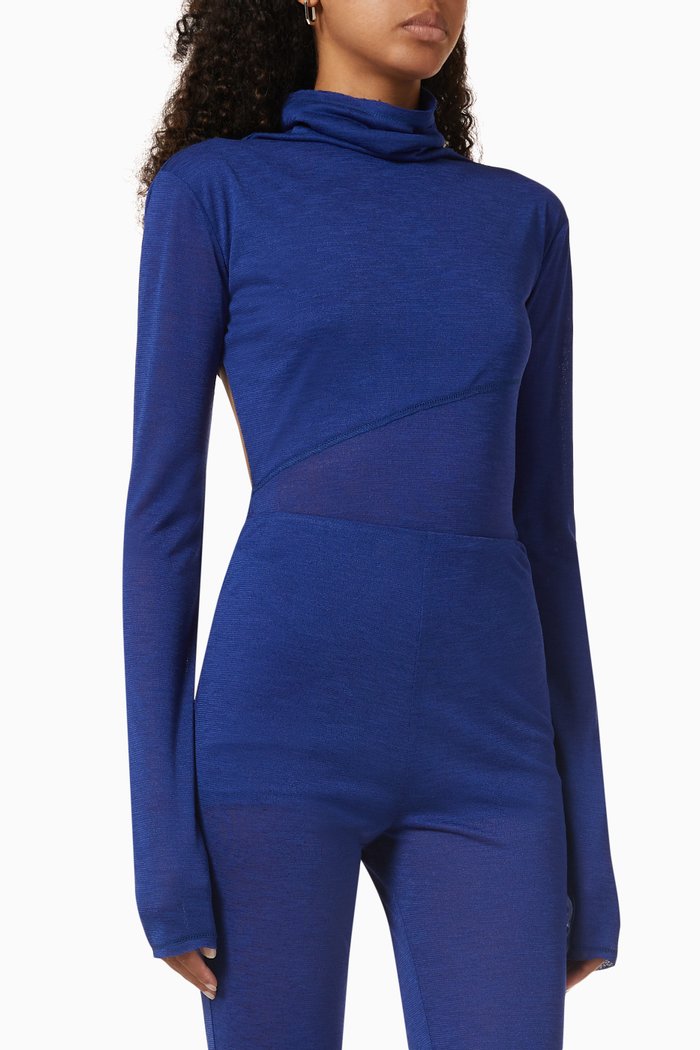 

Jil Bodysuit in Jersey, Blue