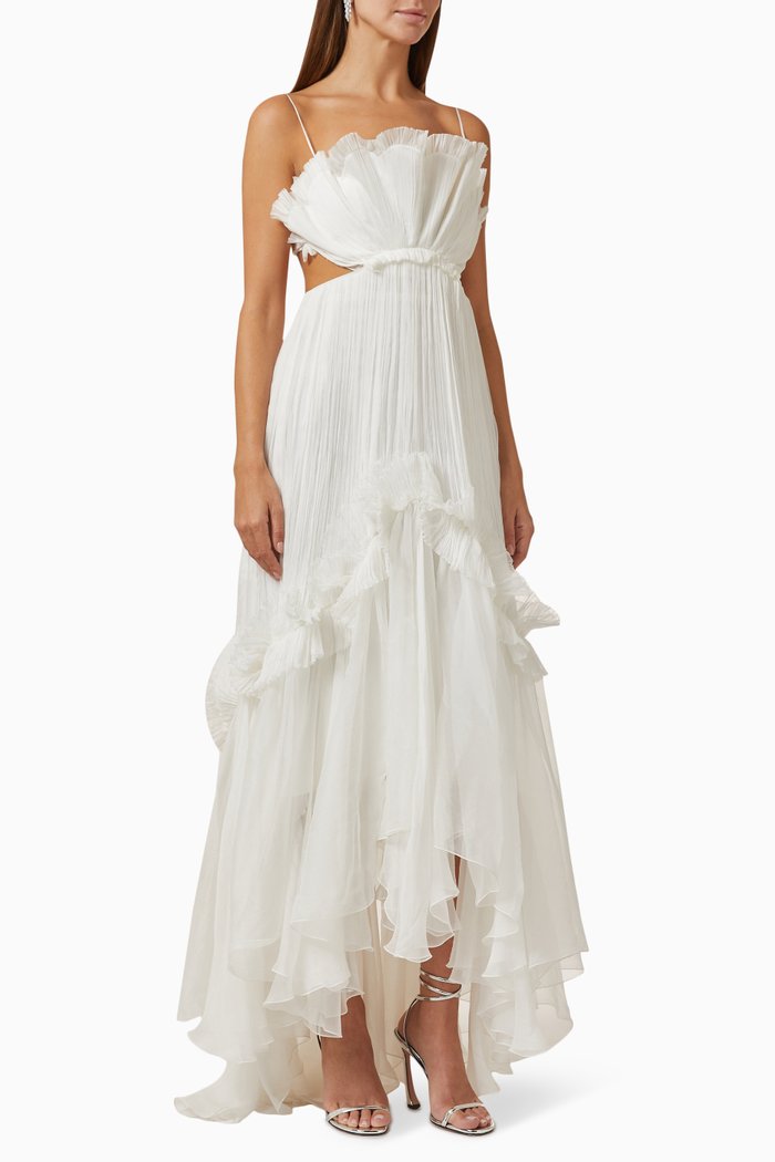 

Azora Gown in Silk, White