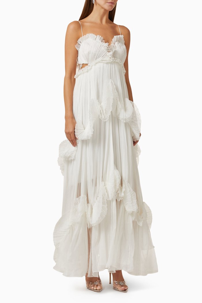 

Zahara Gown in Silk, White