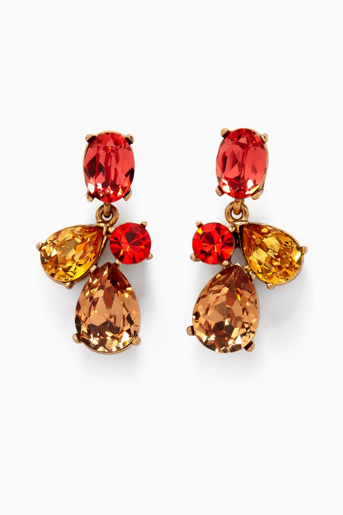 

Carryover Candydrop Earrings in Brass, Multicolour