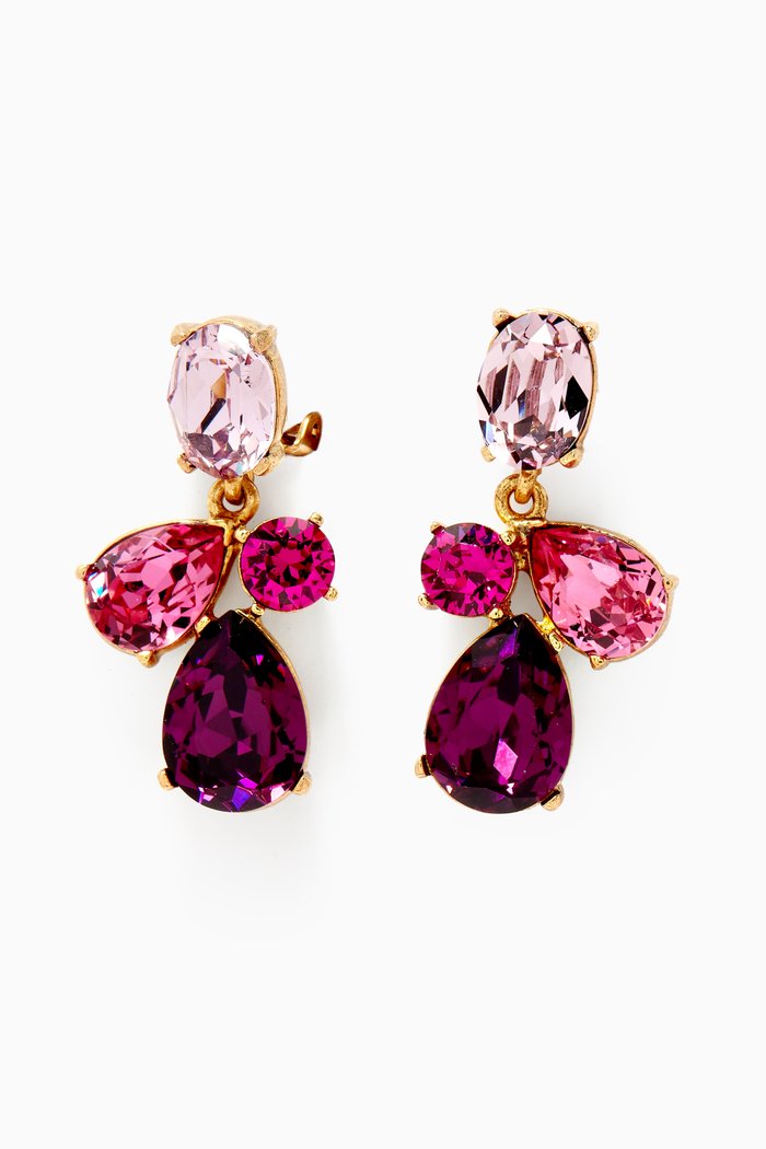 

Carryover Candydrop Earrings in Brass, Purple