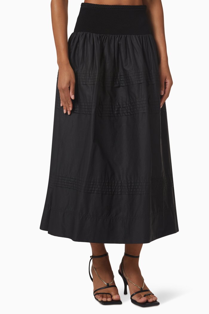 

Rosalie Midi Skirt, Black