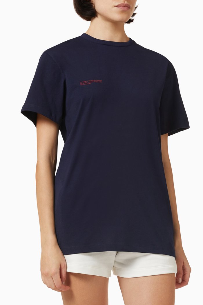 

ONE WORLD CAPSULE 365 Organic Cotton T-shirt - France, Blue