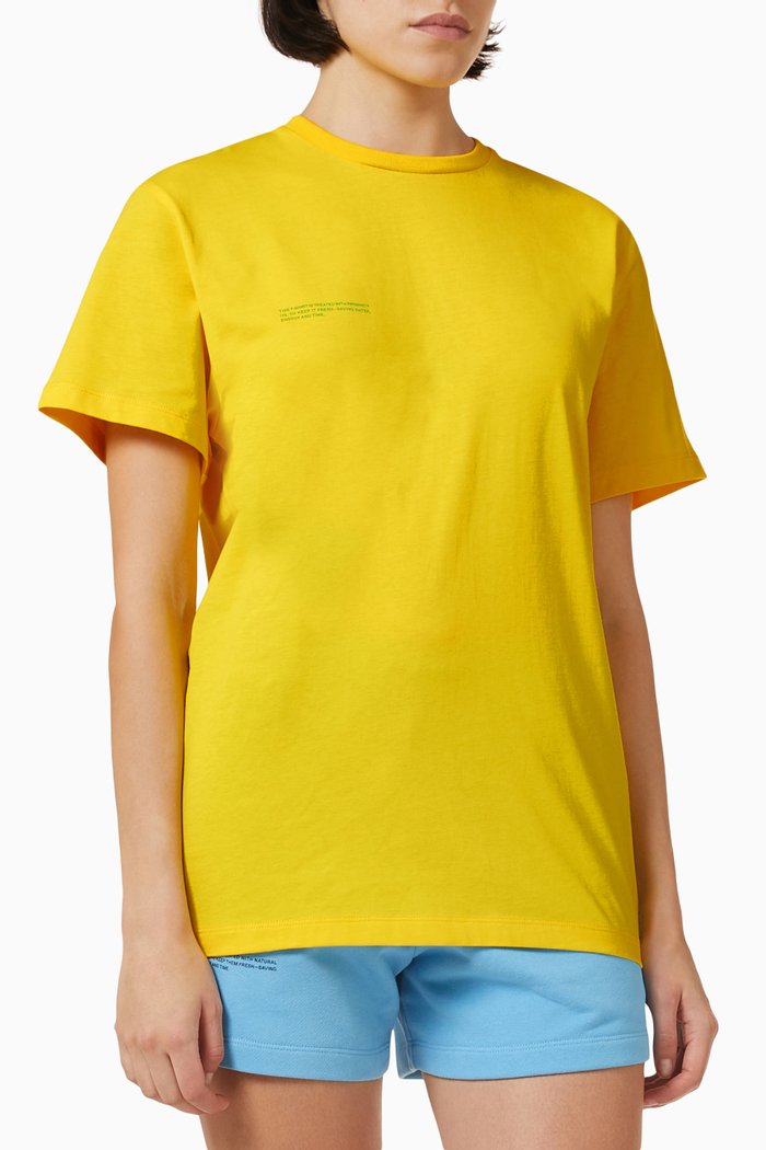 

ONE WORLD CAPSULE 365 Organic Cotton T-shirt - Brazil, Yellow