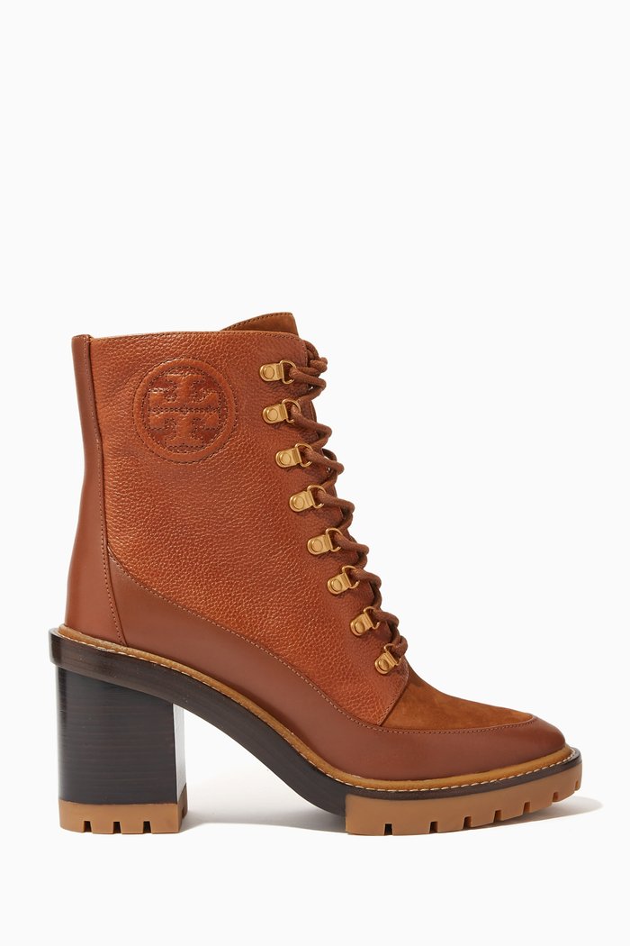 

Miller 95 Combat Boots in Leather, Brown