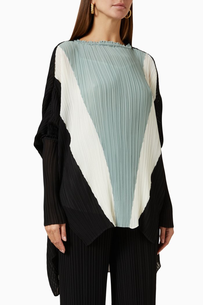 

Colour-block Top, Black