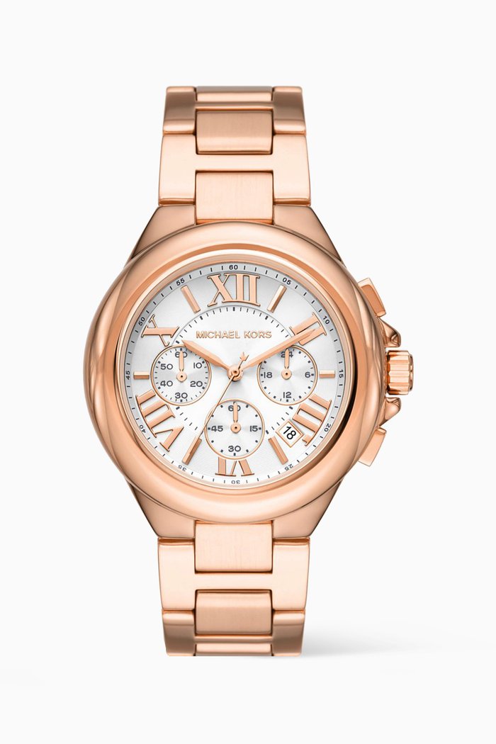 

Camille Quartz Chronograph Stainless Steel Watch, 45mm, Rose gold